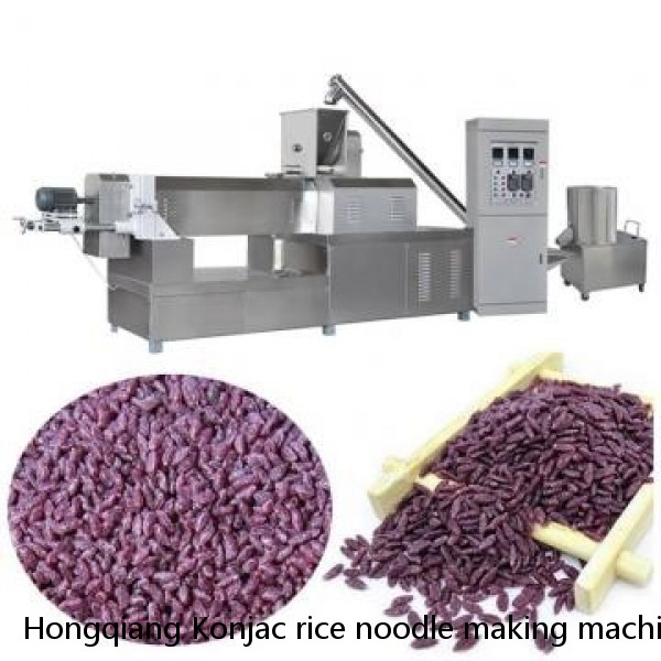 Hongqiang Konjac rice noodle making machine instant noodle processing line machinery extruder for food